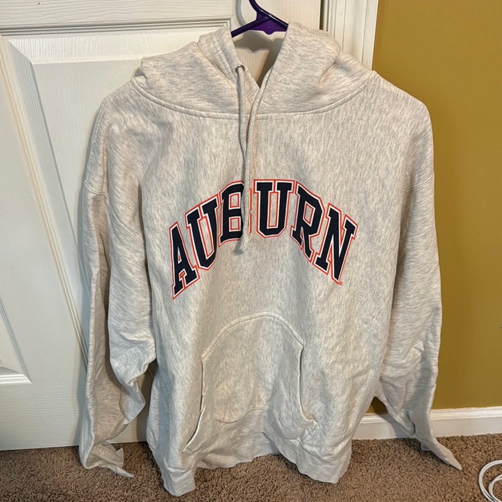 Gray Collegiate Auburn Sweatshirt Hoodie